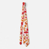 Cravate Feuilles d'automne motif 02 Non BG (Dos)