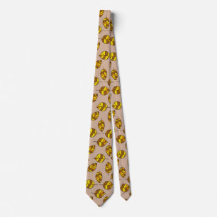 Cravate Feuilles d'automne réglable Feuille jaune Motif se