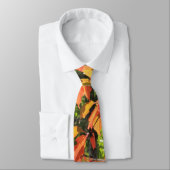 Cravate Feuilles d'automne rouges (Attaché)