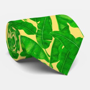 Cravate Feuilles de bananes