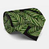 Cravate feuilles de jungle nouées (Roulé)