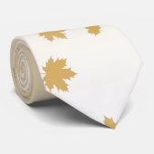 Cravate Feuilles de l'érable de Thanksgiving (Roulé)