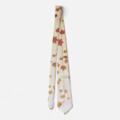 Cravate Feuilles de l'érable de Thanksgiving (Dos)