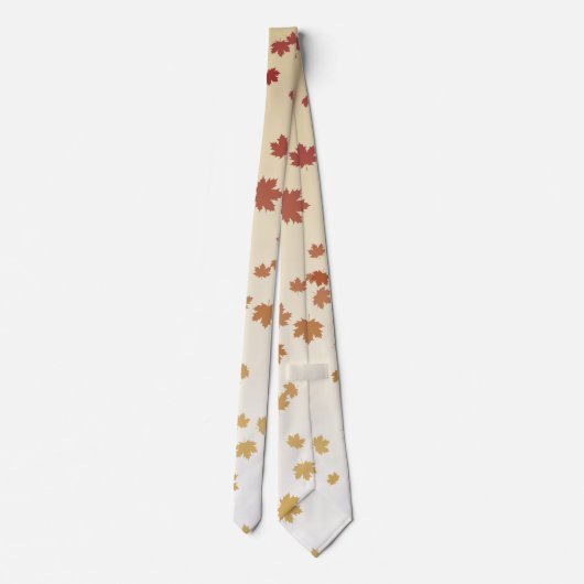 Cravate Feuilles de l'érable de Thanksgiving (Dos)