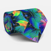 Cravate Feuilles de Miami Tree (Roulé)