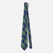 Cravate Feuilles de palmier tropical pour papa (Devant)