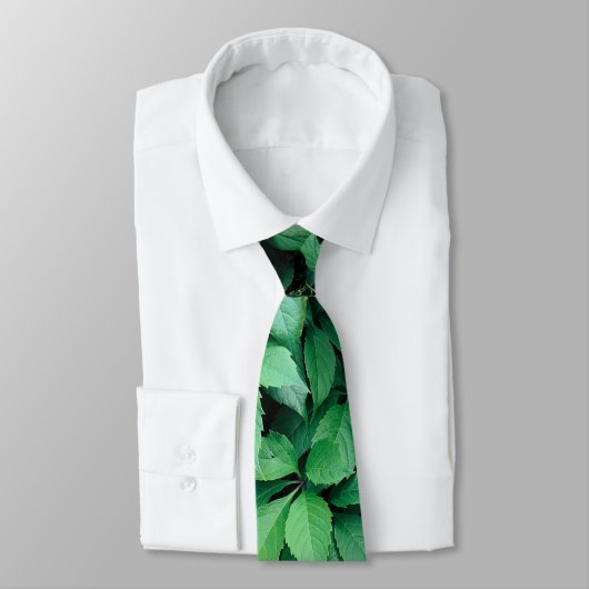 Cravate Feuilles de raisins verts (Attaché)