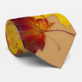 Cravate Feuilles d'érable (Roulé)