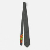 Cravate Feuilles d'érable multicolores (Dos)