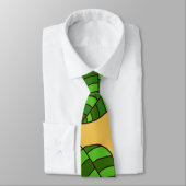 Cravate Feuilles d'été ajustable Motif feuille verte ajust (Attaché)