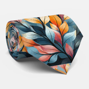 Cravate Feuilles multicolores Thunder_Cove