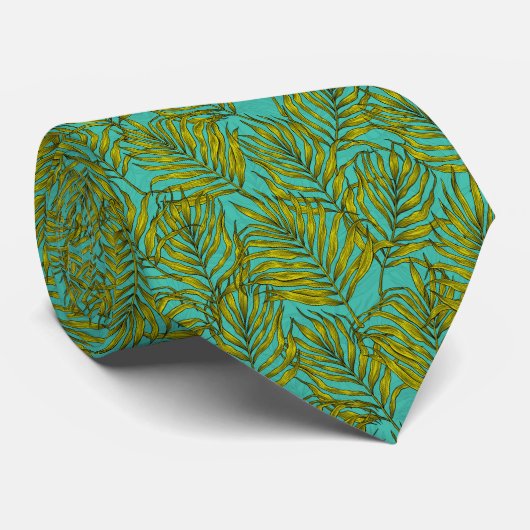 Cravate Feuilles Palm (Roulé)