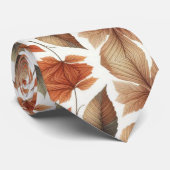 Cravate Feuilles qui tombent (Roulé)