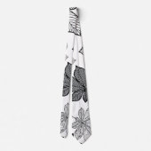 Cravate Feuilles stylisées 2 (Dos)