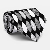 Cravate Feuilles texturés 03 (Roulé)