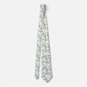 Cravate Feuilles verts (Dos)