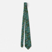 Cravate Feuilles verts tropicaux (Dos)