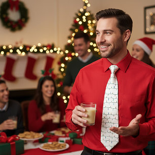 Cravate Feux de Noël