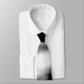 Cravate Feux noires série abstraite no 2 (Attaché)