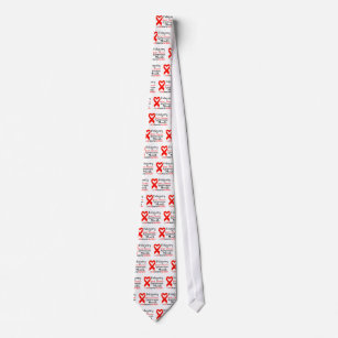 Cravate Février Mois de sensibilisation aux maladies cardi