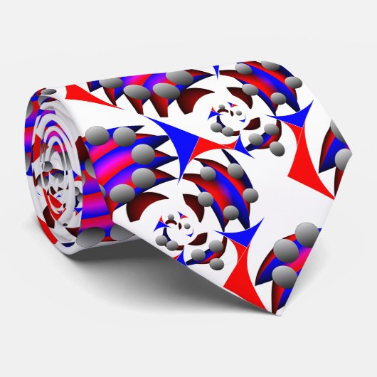 Cravate Fibonacci 'Fish' par Kenneth Yoncich (Roulé)