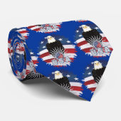 Cravate Fier aigle américain (Roulé)