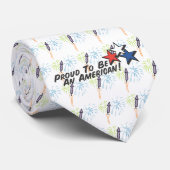 Cravate Fier Américain - (Roulé)