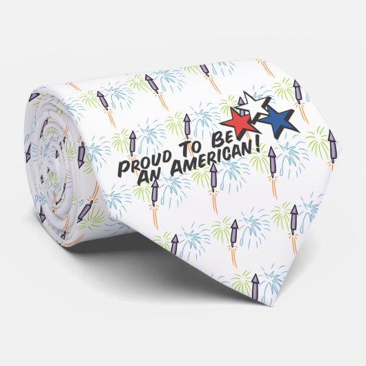 Cravate Fier Américain - (Roulé)