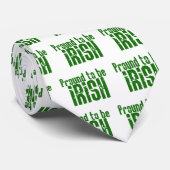 Cravate Fier d'être irlandais (Roulé)