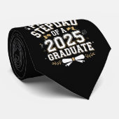Cravate Fier Étape Papa D'Un Diplôme De 2025 (Roulé)