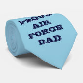 Cravate Fier papa de la Force aérienne (Roulé)