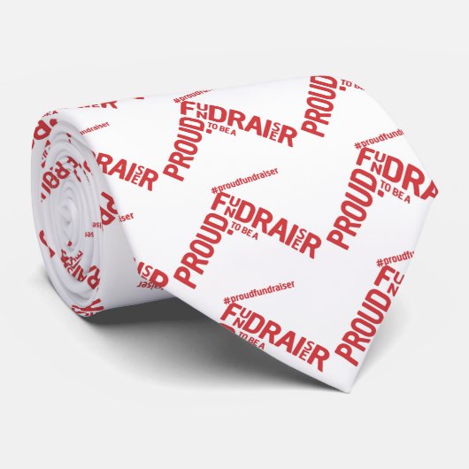 Cravate fière de collecteur de fonds (Roulé)