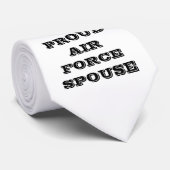 Cravate Fière épouse de la Force aérienne (Roulé)