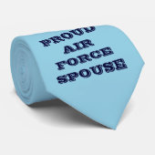 Cravate Fière épouse de la Force aérienne (Roulé)