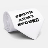 Cravate Fière épouse de l'armée (Roulé)