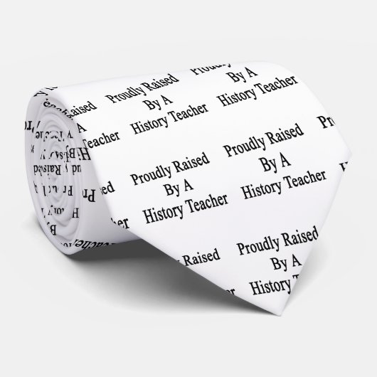 Cravate Fièrement augmenté par un professeur d'histoire (Roulé)
