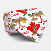 Cravate Fièrement le castor canadien (Roulé)
