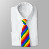 Cravate Fierté arc-en-ciel (Attaché)