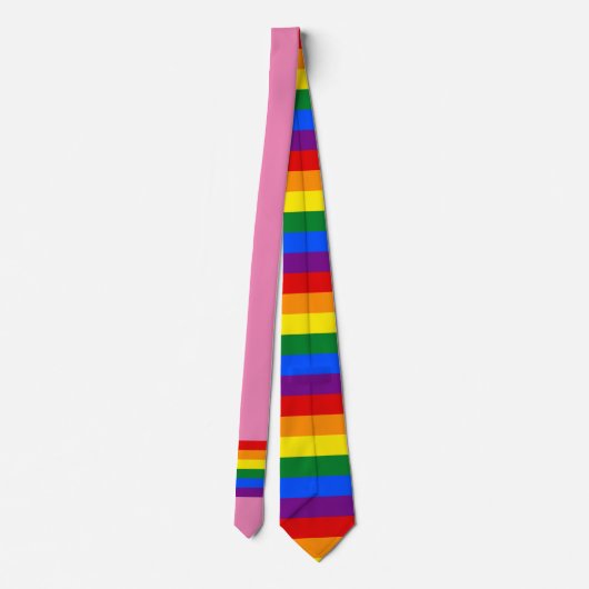 Cravate Fierté arc-en-ciel (Dos)