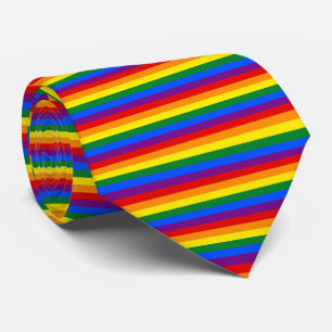 Cravate Fierté arc-en-ciel