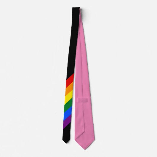 Cravate Fierté arc-en-ciel (Dos)