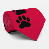 Cravate Fierté de tigre - customisée (Roulé)