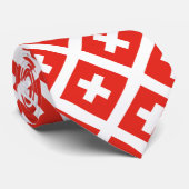 Cravate Fierté suisse de Suisse de drapeau (Roulé)