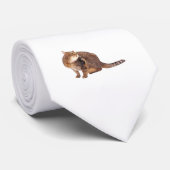 Cravate Fièvre d'éraflure de chat (Roulé)