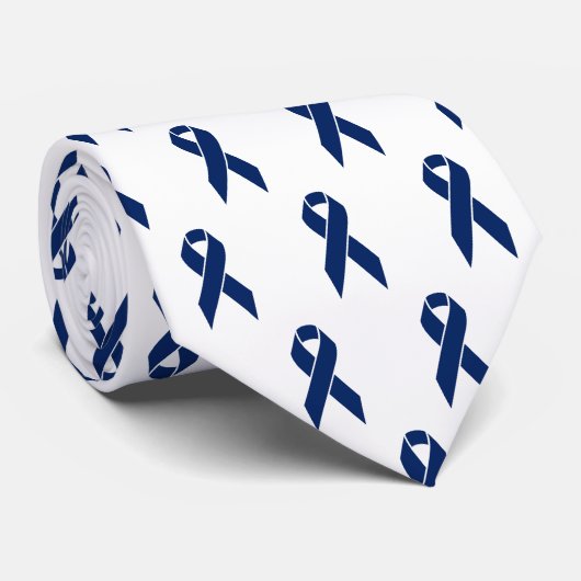 Cravate Fight Colon Cancer Awareness Support Ribbon (Roulé)