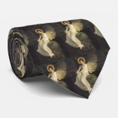 Cravate Figure ailée assise sur un rocher d'Abbott Thayer (Roulé)