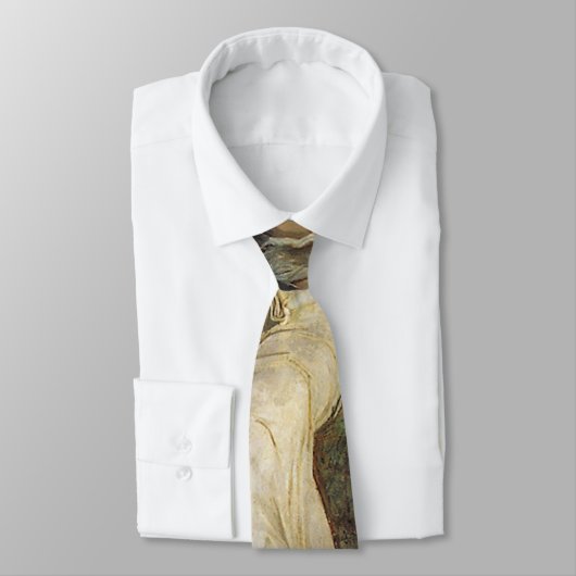 Cravate Figure ailée assise sur un rocher par Abbott Thaye (Attaché)