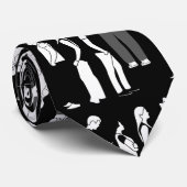 Cravate File d'attente, plus de file d'attente Black BG (Roulé)