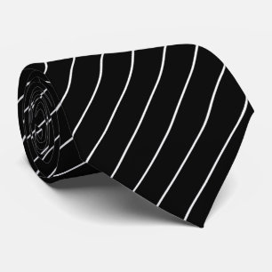 Cravate Filet noir et blanc
