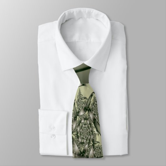 Cravate Filigree 2 Art Fractal Fin (Attaché)